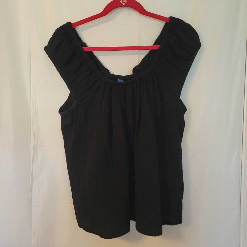 Woman's Size Xl Black Sleeveless Top By Old Navy - Picture 3 of 6